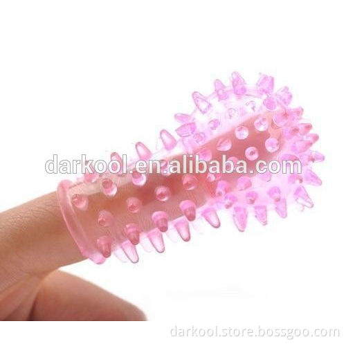 FL001/Wholesale sex toys for men/women,soft rubber finger sleeve massage